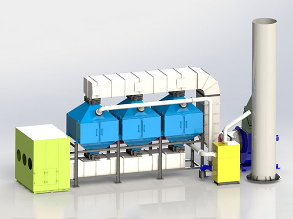 活性炭吸附脱附+催化燃烧装置