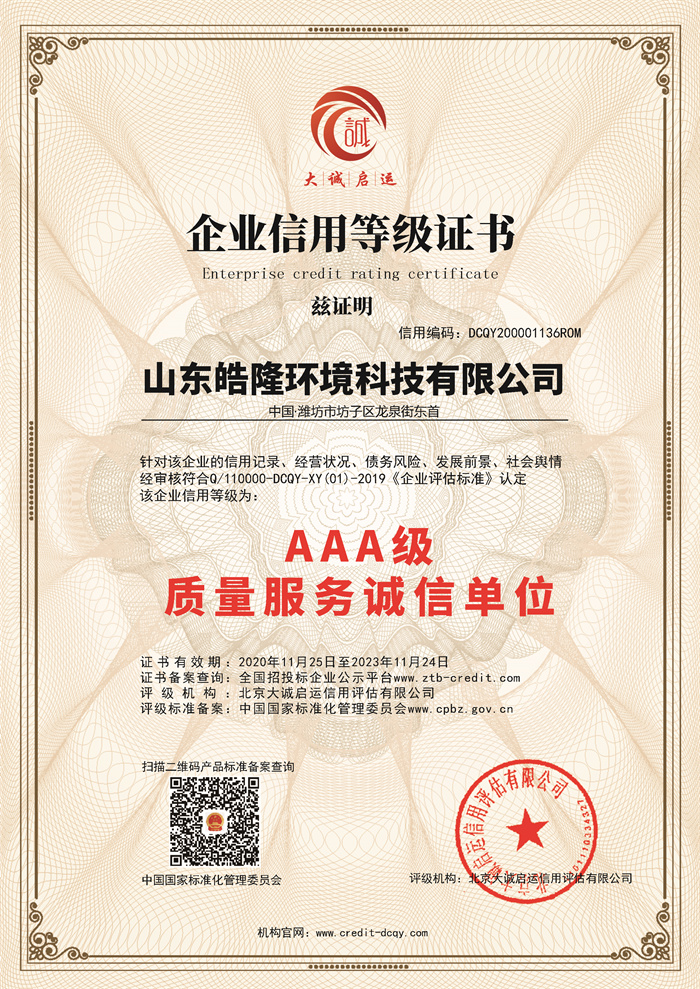 质量服务诚信单位